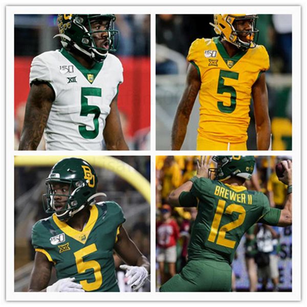 basketball football jersey baylor bears football 63 mike singletary 12 charlie brewer ii 1 corey coleman 5 jalen hurd white green yellow jer, Black
basketball football jersey baylor bears football 63 mike singletary 12 charlie brewer ii 1 corey coleman 5 jalen hurd white green yellow jer, Black