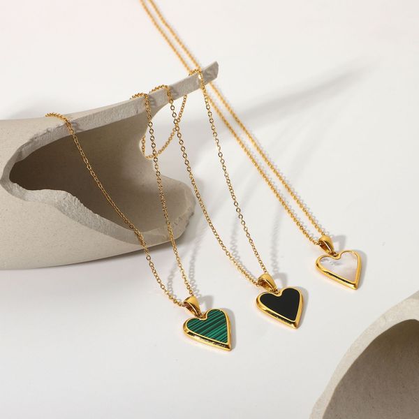 new arrival clover heart pendant necklace gold plating stainless steel bracelet for gift, Silver
new arrival clover heart pendant necklace gold plating stainless steel bracelet for gift, Silver
