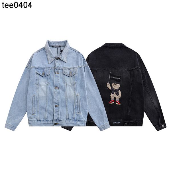 tide brand palm flag jacket waving bear embroidered wash men's and women's angelss high street jacket, Black;brown
tide brand palm flag jacket waving bear embroidered wash men's and women's angelss high street jacket, Black;brown