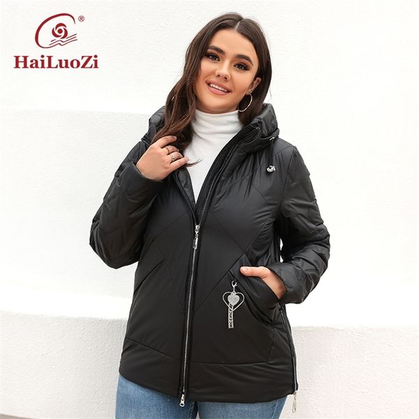 womens down parkas hailuozi spring jacket solid color plus size fashion women autumn coat casual short zipper outwear hooded lady parkas 703, Black
womens down parkas hailuozi spring jacket solid color plus size fashion women autumn coat casual short zipper outwear hooded lady parkas 703, Black