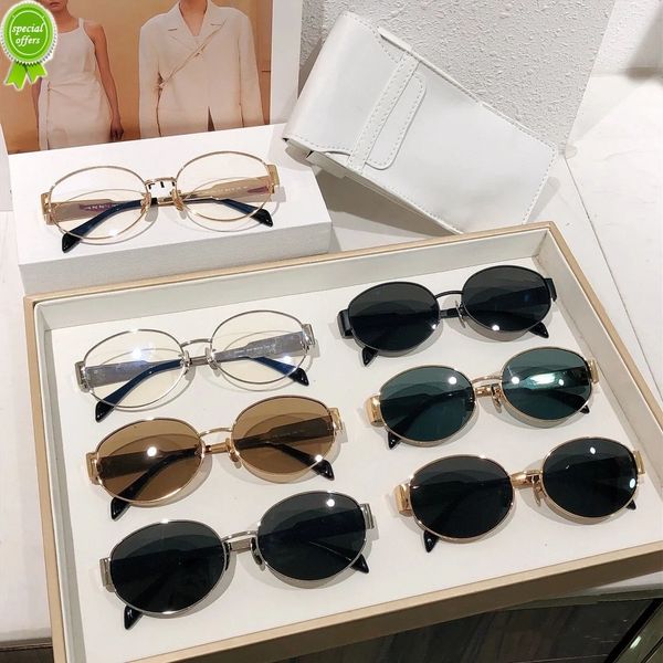 mens sunglasses designer brands fashion cl new arc female red same metal oval frame lens, White;black
mens sunglasses designer brands fashion cl new arc female red same metal oval frame lens, White;black