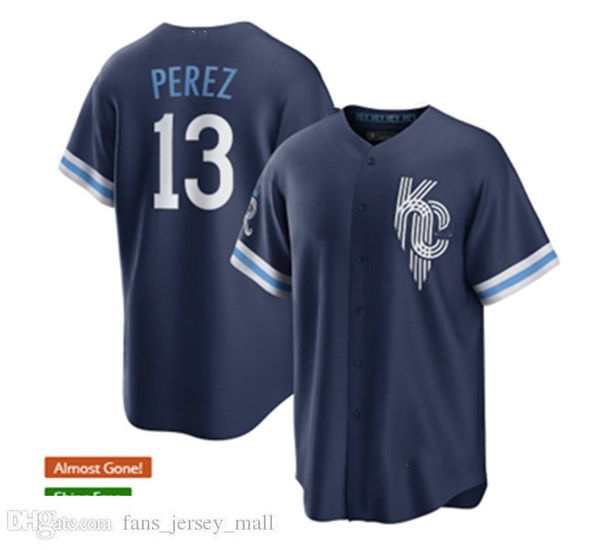 2022 city baseball jerseys salvador perez 13 witt jr. 7 jersey navy color button up men size s-xxxl stitched, Black
2022 city baseball jerseys salvador perez 13 witt jr. 7 jersey navy color button up men size s-xxxl stitched, Black