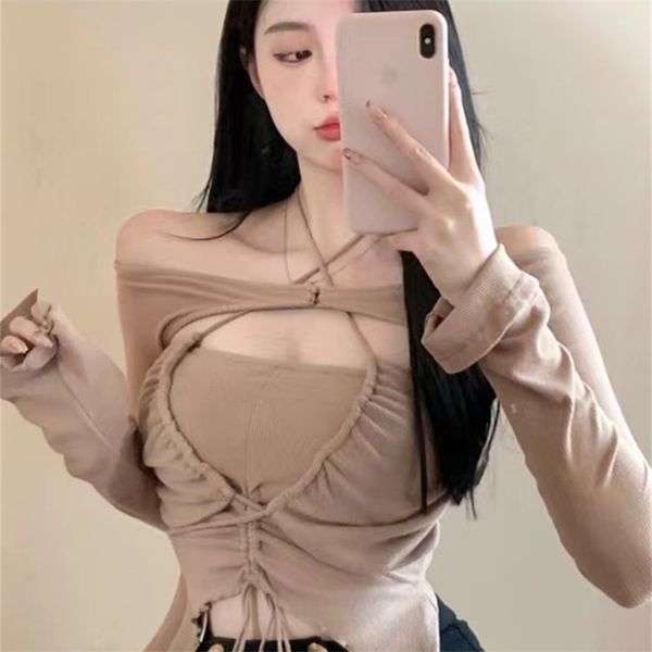 womens t shirt tonngirls gothic tshirt women long sleeve two piece y2k crop streetwear fashion clothes korean style tee sping 220902, White
womens t shirt tonngirls gothic tshirt women long sleeve two piece y2k crop streetwear fashion clothes korean style tee sping 220902, White