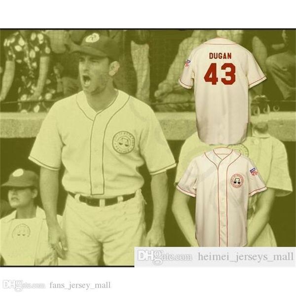baseball tom hanks 43 jimmy dugan rockford peaches jersey stitched men's movie jerseys beige stitched jersey shirt, Black
baseball tom hanks 43 jimmy dugan rockford peaches jersey stitched men's movie jerseys beige stitched jersey shirt, Black