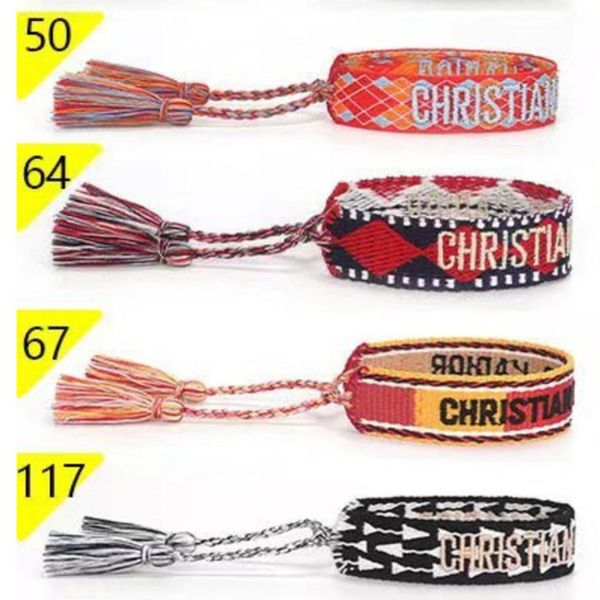 brand fashion classic bangles bracelets luxury women men handmade signature embroidered woven tassel adjustable bracelet jewelry friendship, Black
brand fashion classic bangles bracelets luxury women men handmade signature embroidered woven tassel adjustable bracelet jewelry friendship, Black