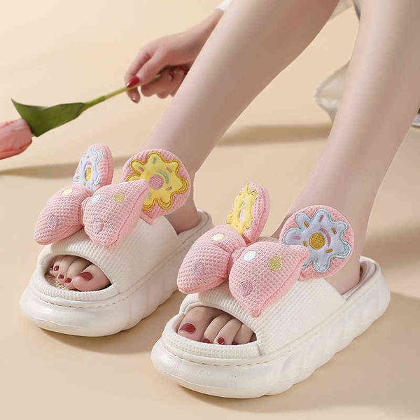 slipper cute beautiful bow linen slipper women summer thick sole platform cushion slide indoor home non slip shoe cotton 220723, Black
slipper cute beautiful bow linen slipper women summer thick sole platform cushion slide indoor home non slip shoe cotton 220723, Black