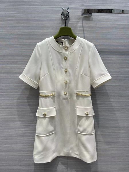 milan runway dresses 2022 new autumn o neck short sleeve women's designer sundress brand same style dress 0902-2, Black
milan runway dresses 2022 new autumn o neck short sleeve women's designer sundress brand same style dress 0902-2, Black