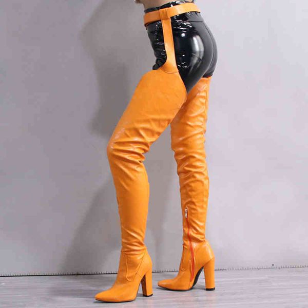 boots 2021 new color pu high heels over the knee women shoes autumn winter pointed side zipper large size belt thigh 220901, Black
boots 2021 new color pu high heels over the knee women shoes autumn winter pointed side zipper large size belt thigh 220901, Black