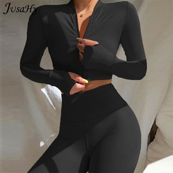 womens two piece pants jusahy solid sportywear 2 piece yoga set women zipper skinny crop leggings casual outfit fitness workout gym clothing, White
womens two piece pants jusahy solid sportywear 2 piece yoga set women zipper skinny crop leggings casual outfit fitness workout gym clothing, White