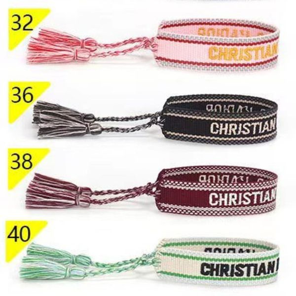classic brand fashion bangles bracelets luxury women men handmade signature embroidered woven tassel adjustable bracelet jewelry friendship, Black
classic brand fashion bangles bracelets luxury women men handmade signature embroidered woven tassel adjustable bracelet jewelry friendship, Black