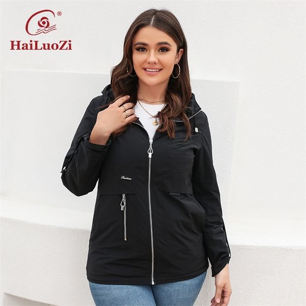womens jackets hailuozi spring womens trench coat solid color simple design casual windbreaker fashion short zipper plus size outwear 9735 2, Black;brown
womens jackets hailuozi spring womens trench coat solid color simple design casual windbreaker fashion short zipper plus size outwear 9735 2, Black;brown