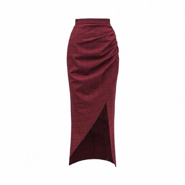 skirts woemn elegant cotton red plaid asymmetrical irregular split high-waist mid calf skirt s3008 skirts i6hu#, Black
skirts woemn elegant cotton red plaid asymmetrical irregular split high-waist mid calf skirt s3008 skirts i6hu#, Black