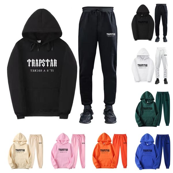 men's hoodies sweatshirts designer mens t shirts trapstar tracksuit printed sportswear men woemns suits clothing two pieces set loose h, Black
men's hoodies sweatshirts designer mens t shirts trapstar tracksuit printed sportswear men woemns suits clothing two pieces set loose h, Black