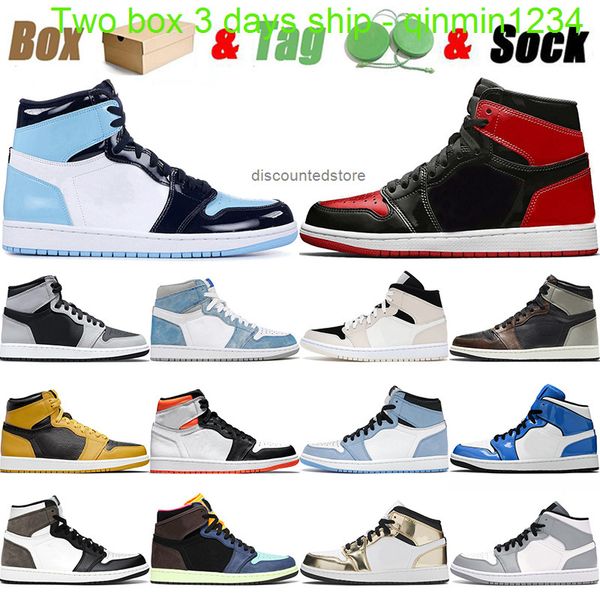 with 2 box 3 days ship basketball shoes jumpman 1 1s basketball shoes high unc patent men women mid barely orange fearless light
with 2 box 3 days ship basketball shoes jumpman 1 1s basketball shoes high unc patent men women mid barely orange fearless light