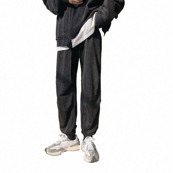 men's pants spring and autumn youth men's loose solid color simple sports pants fashion casual all-match trousers p1kk#, Black
men's pants spring and autumn youth men's loose solid color simple sports pants fashion casual all-match trousers p1kk#, Black