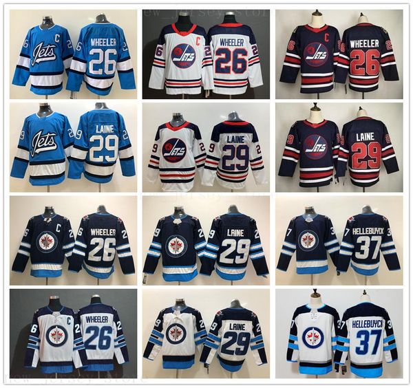 2020 winnipeg jets hockey 26 blake wheeler jersey 29 patrik laine 37 connor hellebuyck jerseys new heritage classic ice hockey, Black
2020 winnipeg jets hockey 26 blake wheeler jersey 29 patrik laine 37 connor hellebuyck jerseys new heritage classic ice hockey, Black
