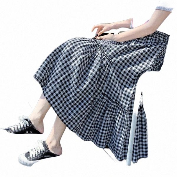 skirts summer women high waist elastic a-line baggy patchwork skirt spring lady pleated casual lattice fashion plaid skirts j9tx#, Black
skirts summer women high waist elastic a-line baggy patchwork skirt spring lady pleated casual lattice fashion plaid skirts j9tx#, Black