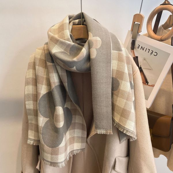scarf striped plaid artificial cashmere scarf womens autumn and winter artistic simple warm fashion scarf flower print short beard tassel, Blue;gray
scarf striped plaid artificial cashmere scarf womens autumn and winter artistic simple warm fashion scarf flower print short beard tassel, Blue;gray