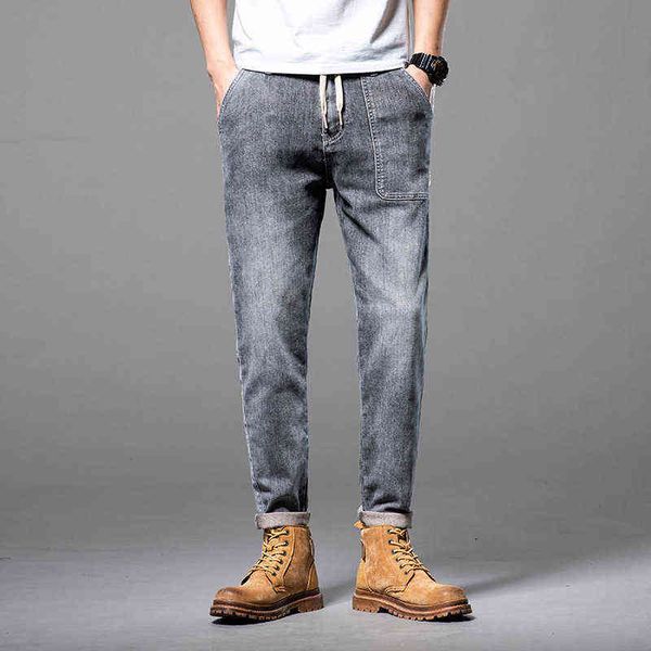 jeans grey men's fashion brand slim fit small feet elastic middle waist youth long pants menr9yh, Blue
jeans grey men's fashion brand slim fit small feet elastic middle waist youth long pants menr9yh, Blue