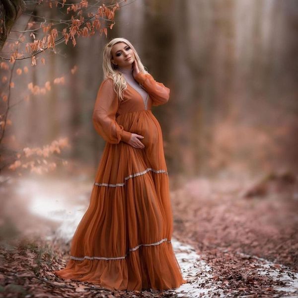 v neck long sleeve maternity dress for pshoot prom dresses tulle baby shower gowns single outfit vestido de novia, Black
v neck long sleeve maternity dress for pshoot prom dresses tulle baby shower gowns single outfit vestido de novia, Black