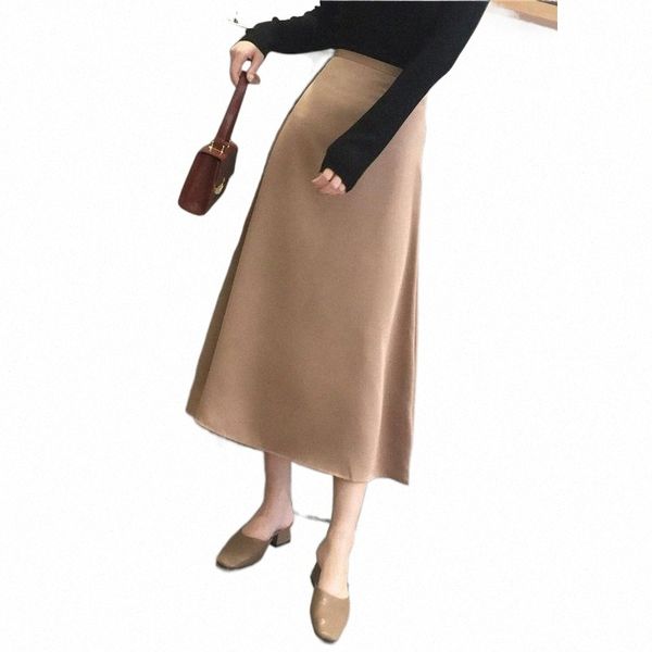 skirts skirts 2022 women's spring fall casual vintage solid multi colors high waist ankle-length a-line satin db9061 n0pj#, Black
skirts skirts 2022 women's spring fall casual vintage solid multi colors high waist ankle-length a-line satin db9061 n0pj#, Black