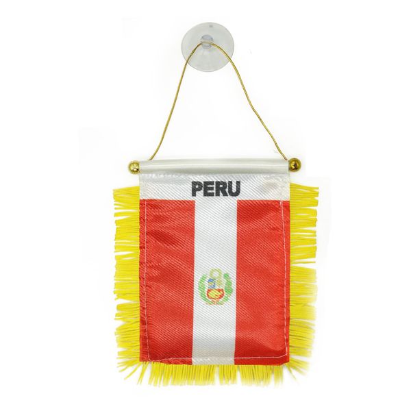 peru mini flag banner 10x15 cm premium polyester pennant with suction cup for home office door decor
peru mini flag banner 10x15 cm premium polyester pennant with suction cup for home office door decor