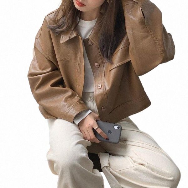 women's leather & faux leather women's leather & faux female jacket for women black camel pu button pocket turn down collar p9im#
women's leather & faux leather women's leather & faux female jacket for women black camel pu button pocket turn down collar p9im#