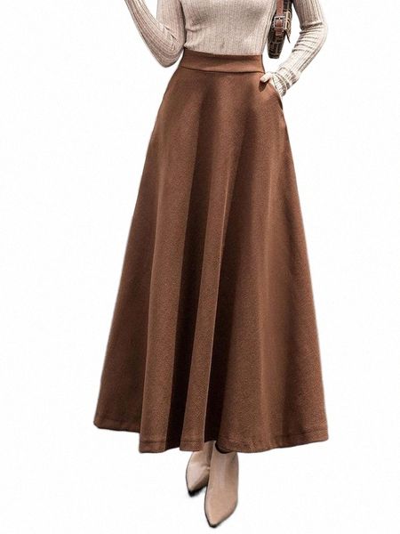 skirts skirts autumn winter solid elegant long skirt for women high waist a-line vintage back elastic wasit women's wool black khaki n7
skirts skirts autumn winter solid elegant long skirt for women high waist a-line vintage back elastic wasit women's wool black khaki n7