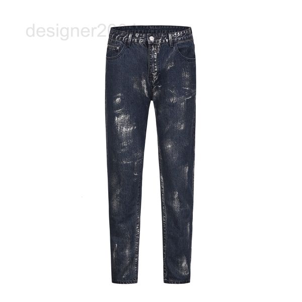men's jeans designer heavy work small feet ink splashed jeans high street washing old slim casual pants fdb6, Blue
men's jeans designer heavy work small feet ink splashed jeans high street washing old slim casual pants fdb6, Blue