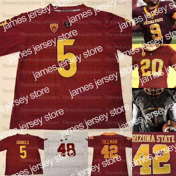 american college football wear custom arizona state college football jerseys terrell suggs pat tillman jayden daniels benjamin aiyuk darby l, Black
american college football wear custom arizona state college football jerseys terrell suggs pat tillman jayden daniels benjamin aiyuk darby l, Black