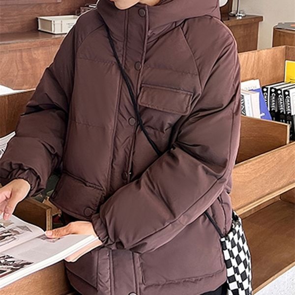 womens down parkas pockets winter coat woman single breasted hooded solid simple parkas femme casual fashion street stylish outerwear 22090, Black
womens down parkas pockets winter coat woman single breasted hooded solid simple parkas femme casual fashion street stylish outerwear 22090, Black