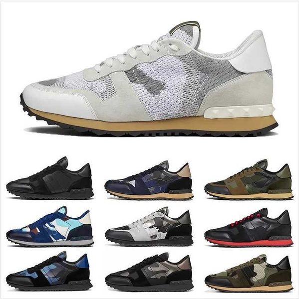2022 men women luxury designer running shoes rockrunner sneakers in camouflage mesh fabric rubber stud triple black white beige mens
2022 men women luxury designer running shoes rockrunner sneakers in camouflage mesh fabric rubber stud triple black white beige mens