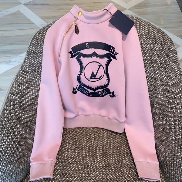 women sweaters print letter knitting zipper button sweater high street pullover, White;black
women sweaters print letter knitting zipper button sweater high street pullover, White;black