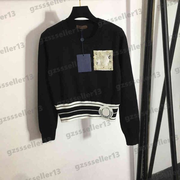 cardigan women sweaters l pearl embroidered medal round neck pullover sweater 3 colors knit cardigans designer womens clothing, White;black
cardigan women sweaters l pearl embroidered medal round neck pullover sweater 3 colors knit cardigans designer womens clothing, White;black