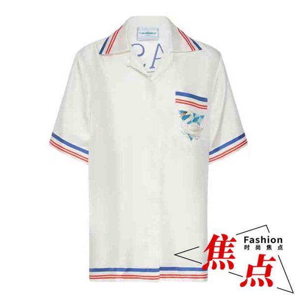 fashion shirt 2022 designer t shirts casablance casual loose silk shirt hawaii swimming pool shirts colorful whisky t shirt gradient casa sh, White;black
fashion shirt 2022 designer t shirts casablance casual loose silk shirt hawaii swimming pool shirts colorful whisky t shirt gradient casa sh, White;black