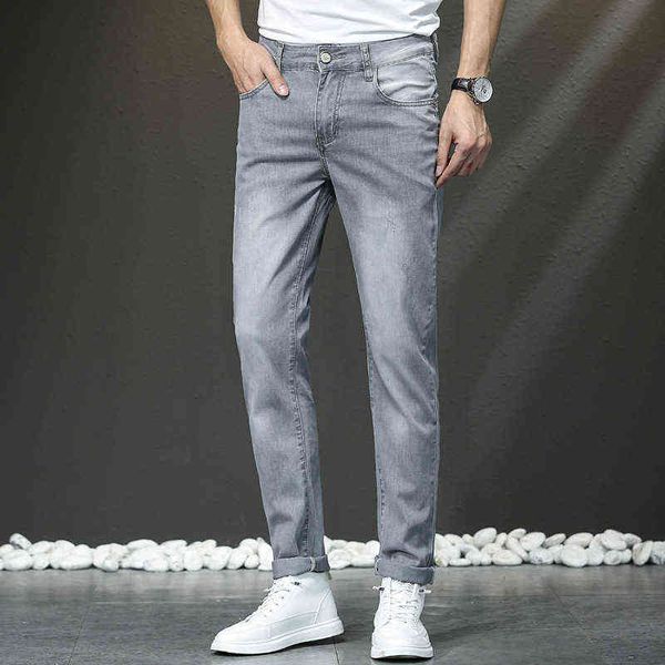 young jeans men's korean version elastic slim fit small feet high-end brand long pants, Blue
young jeans men's korean version elastic slim fit small feet high-end brand long pants, Blue