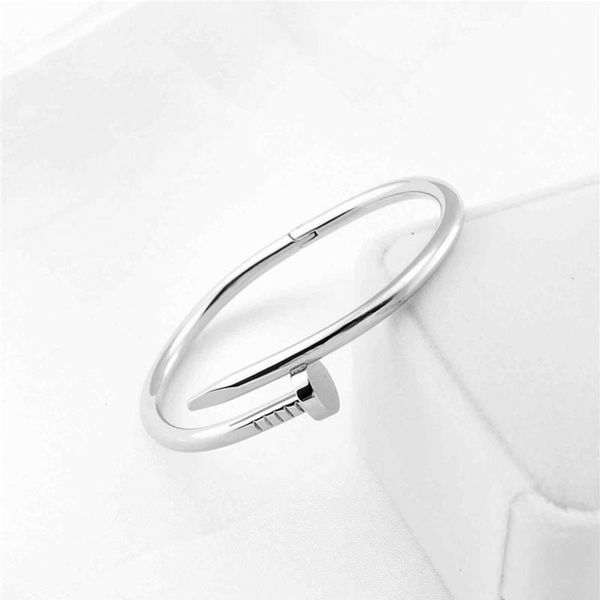 brand bracelet nail mens s diamonds designer bangle luxury jewelry women titanium steel alloy gold-plated craft black gold silver 273c 
brand bracelet nail mens s diamonds designer bangle luxury jewelry women titanium steel alloy gold-plated craft black gold silver 273c