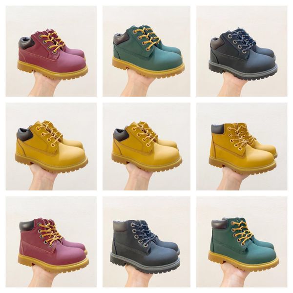 designer boys girls timber boots military outdoor waterproof land kids children shoes yellow triple camo hiking leather ankle boot high cut, Black
designer boys girls timber boots military outdoor waterproof land kids children shoes yellow triple camo hiking leather ankle boot high cut, Black