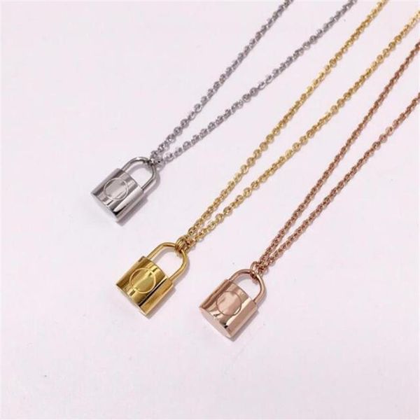 316l titanium steel jewelry pendant necklaces 18k gold rose silver designer necklace for men and women couple gifts302n
316l titanium steel jewelry pendant necklaces 18k gold rose silver designer necklace for men and women couple gifts302n