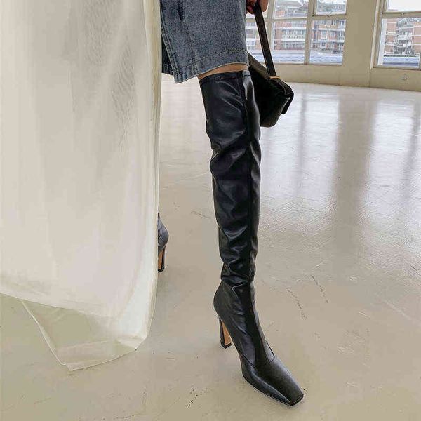 boots women high heel stretch elastic fabric thin heels over knee square toe briefs on ladies party knight booties 220811, Black
boots women high heel stretch elastic fabric thin heels over knee square toe briefs on ladies party knight booties 220811, Black