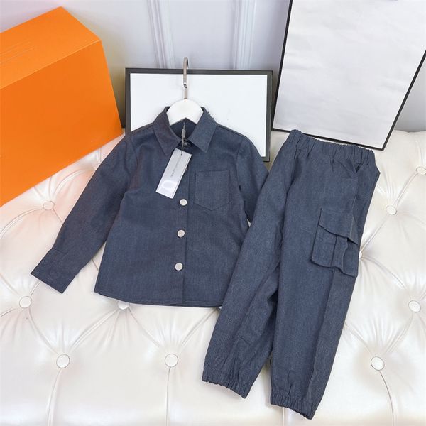 2022 baby designer clothes sets autumn spring suit fried street handsome boy child labor set children's western-style outfits two-piece, White 
2022 baby designer clothes sets autumn spring suit fried street handsome boy child labor set children's western-style outfits two-piece, White