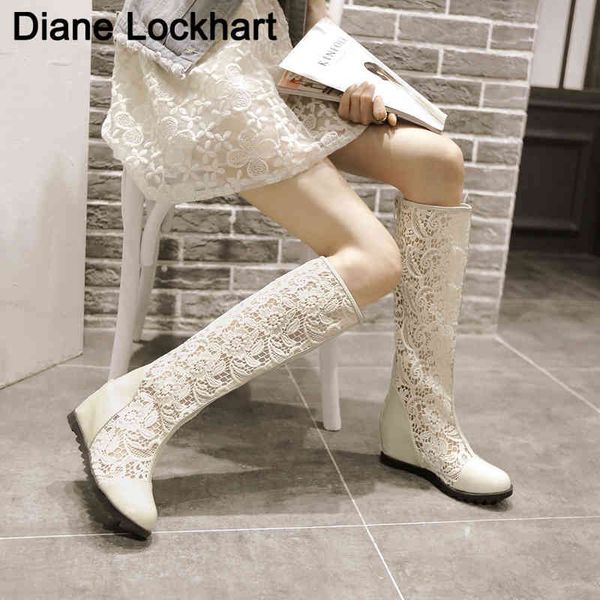 boots women's breathable mesh cool lace upper high heels woman casual knee white summer female wedge shoes big size 34-43 220901, Black
boots women's breathable mesh cool lace upper high heels woman casual knee white summer female wedge shoes big size 34-43 220901, Black