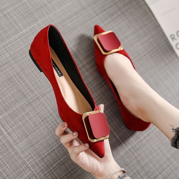 dress shoes brand flats women flock soft soled ballets ladies pointed toe party bridesmaid wedding ol office 220902, Black
dress shoes brand flats women flock soft soled ballets ladies pointed toe party bridesmaid wedding ol office 220902, Black