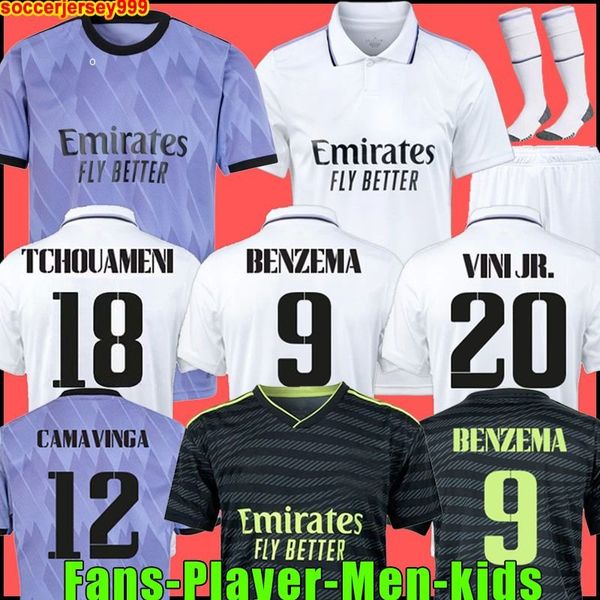 2022 benzema finals soccer jersey 22 23 football shirt vini jr camavinga tchouameni valverde hazard asensio modric camiseta men kids kit 202, Black;yellow
2022 benzema finals soccer jersey 22 23 football shirt vini jr camavinga tchouameni valverde hazard asensio modric camiseta men kids kit 202, Black;yellow