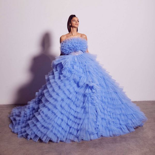 off shoulder a line prom dresses blue tulle layered ruffles party dresses strapless custom made evening dress, Black;red
off shoulder a line prom dresses blue tulle layered ruffles party dresses strapless custom made evening dress, Black;red