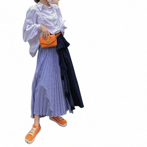 skirts skirts women girls two-color pleated skirt ladies high waist elastic flared patchwork female clothing i0rt#, Black
skirts skirts women girls two-color pleated skirt ladies high waist elastic flared patchwork female clothing i0rt#, Black
