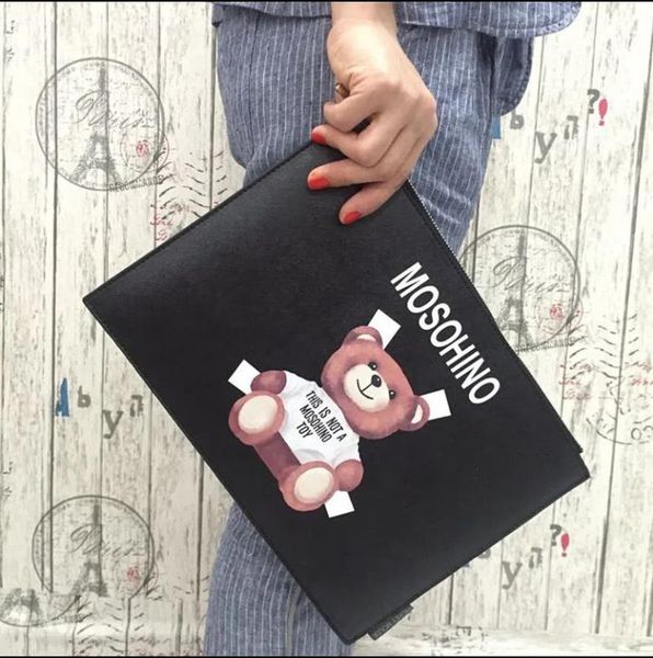 printed cartoon briefcase new handbag large capacity envelope wallet 
printed cartoon briefcase new handbag large capacity envelope wallet