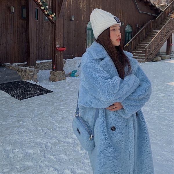 women's fur faux bella women winter warm long coat sleeve female thick teddy bear casual loose oversize outwears 220902, Black
women's fur faux bella women winter warm long coat sleeve female thick teddy bear casual loose oversize outwears 220902, Black