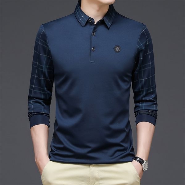 men's t shirts browon long sleeve t shirt men spring and autumn business casual slim turn-down collar geometric pattern tshirt men clot, White;black
men's t shirts browon long sleeve t shirt men spring and autumn business casual slim turn-down collar geometric pattern tshirt men clot, White;black