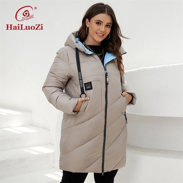 womens down parkas hailuozi winter womens jacket plus size thick cotton big pockets hooded quilted lady parka female clothing women coat 689, Black
womens down parkas hailuozi winter womens jacket plus size thick cotton big pockets hooded quilted lady parka female clothing women coat 689, Black